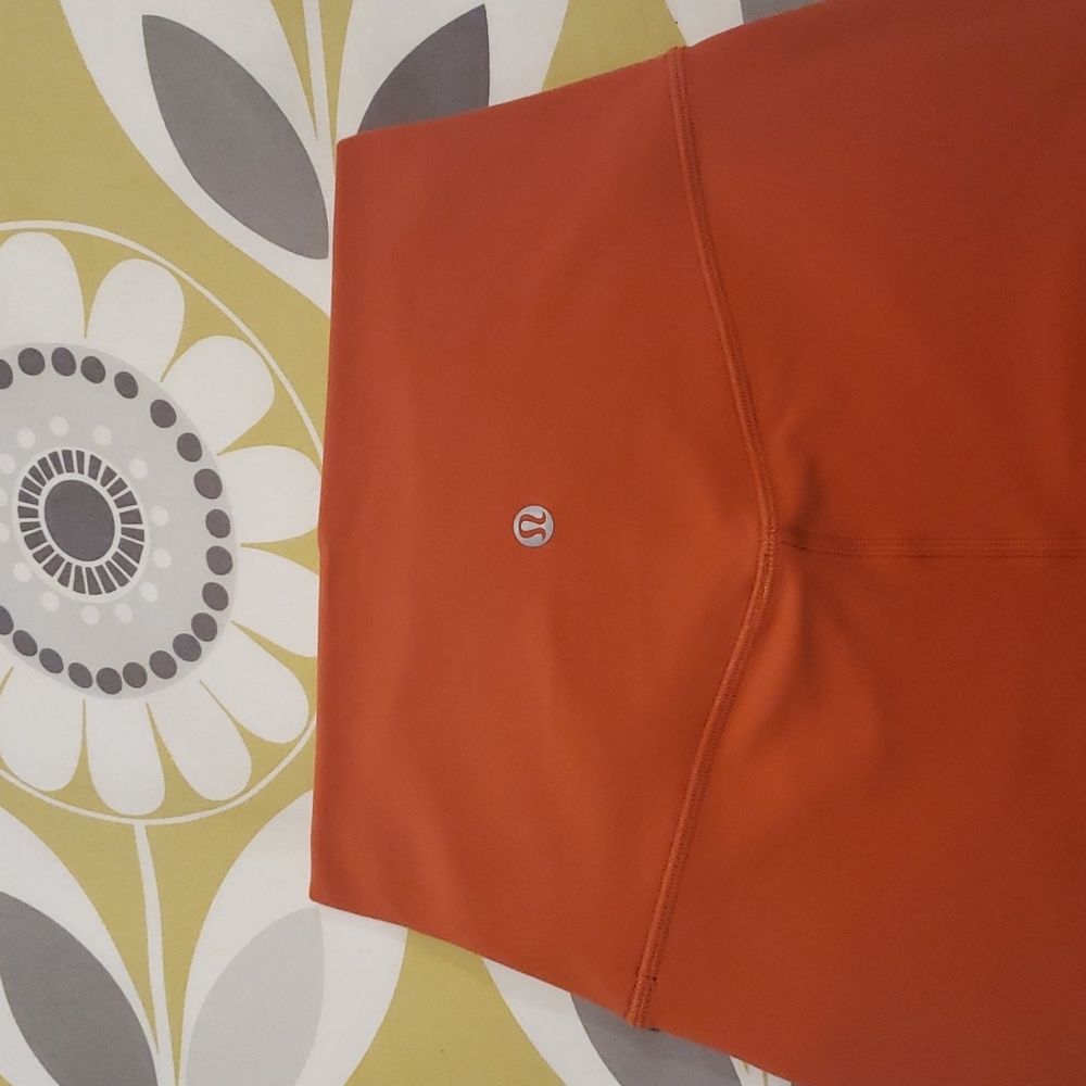 Lululemon Align Leggings: Canyon Orange 23"